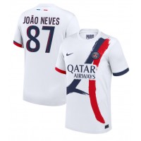 Paris Saint-Germain Joao Neves #87 Udebanetrøje 2024-25 Kortærmet